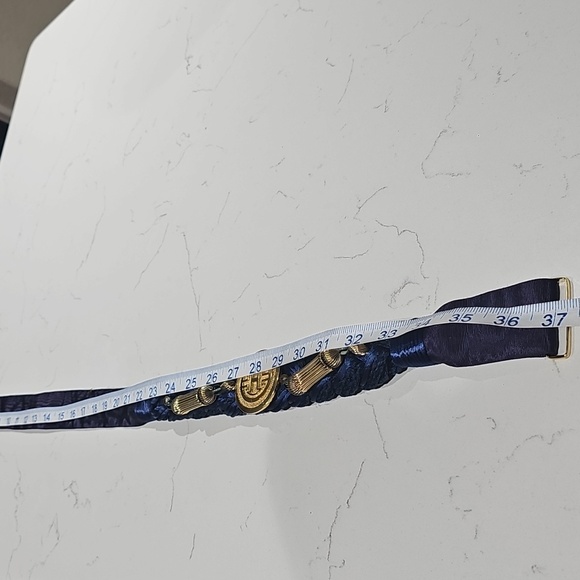 Vintage CAROLYN TANNER Braided Velcro Belt - Picture 4 of 4